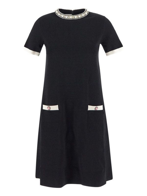 Knitted Dress in Viscose Blend