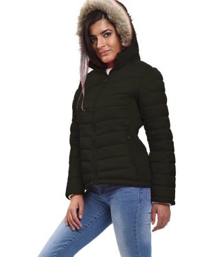 Kruze | Womens Hooded Puffer Jacket