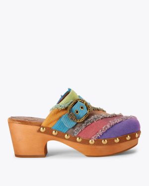 Kurt Geiger Women's Clogs Sandal Denim Multi Other Mayfair