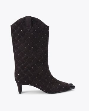 Kurt Geiger Women's Dark Brown Regent Ankle Boot