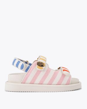 Kurt Geiger Women's Sandals Canvas Fabric Textile Orson
