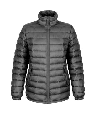 (L, Black) Result Ladies/Womens Ice Bird Padded Jacket (Water Repellent & Windproof)