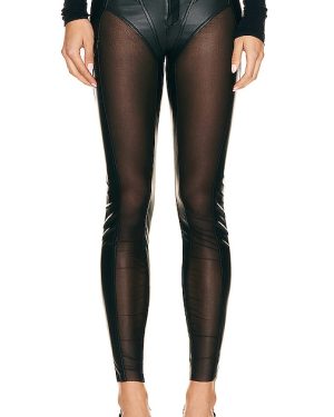 LAMARQUE Celicia Faux Leather Leggings in Black. Size XS.