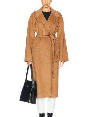 L'Academie by Marianna Milly Coat in Camel - Tan. Size L (also in M, S, XL).