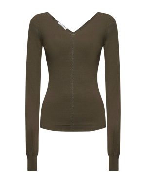 LEMAIRE | Green knit top | Women | XS