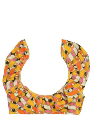 La DoubleJ ruffle Bikini Top