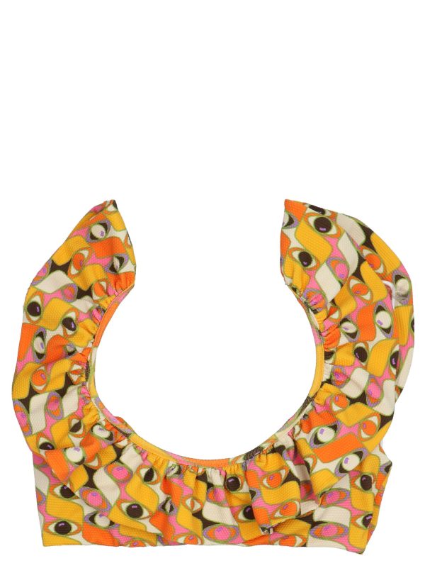 La DoubleJ ruffle Bikini Top