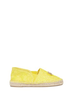Lace Espadrilles W/ Logo