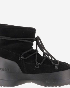 Lace-up Leather Moon Boot