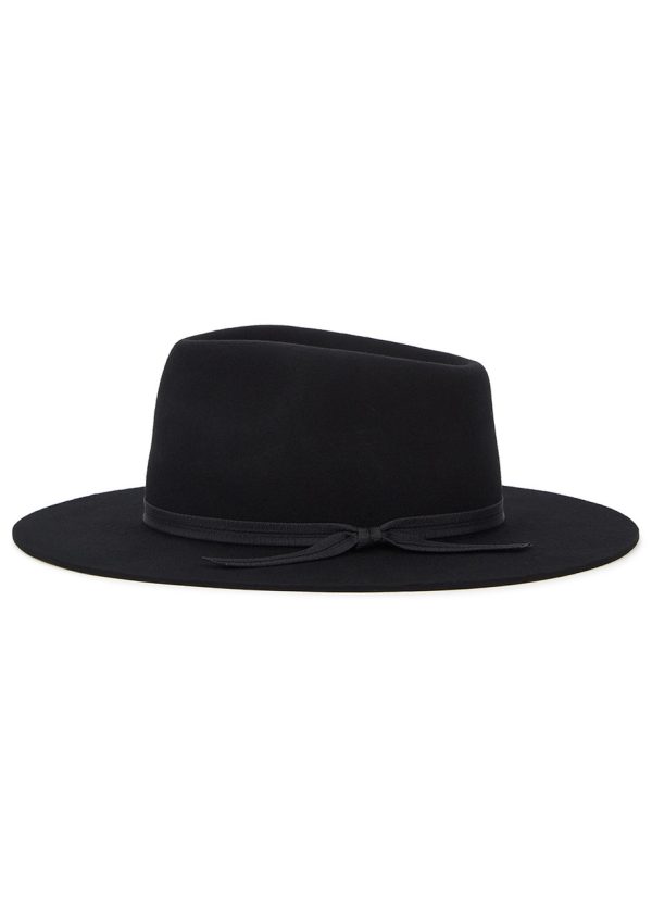 Lack OF Color Jethro Black Wool Felt Fedora