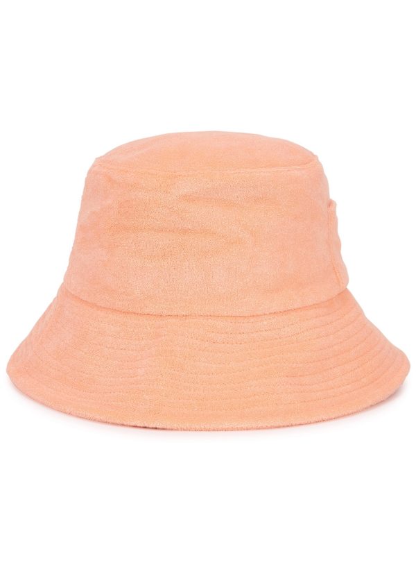Lack OF Color Wave Peach Terrycloth Bucket hat - S/M