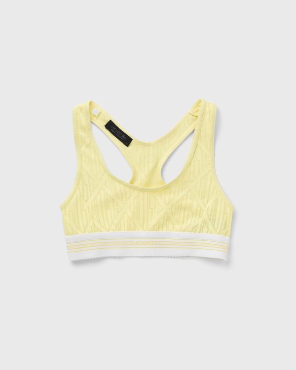 Lacoste LOVELY BRA women (Sports-) Bras yellow in size:L