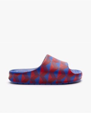 Lacoste Serve 2.0 Sliders - Red navy
