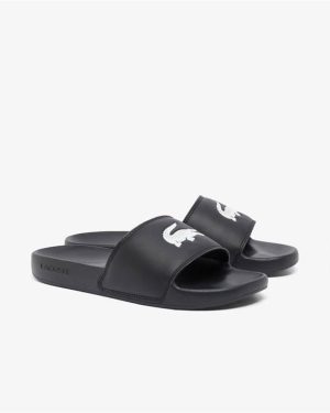 Lacoste Serve Sliders - Black