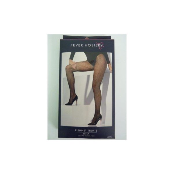 Ladies Black Fishnet Tights - fishnet tights black fancy dress ladies accessory smiffys costume hosiery sexy