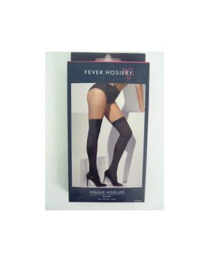 Ladies Black Opaque Hold Ups - opaque black fancy dress hold stockings womens holdups ladies hosiery costume white
