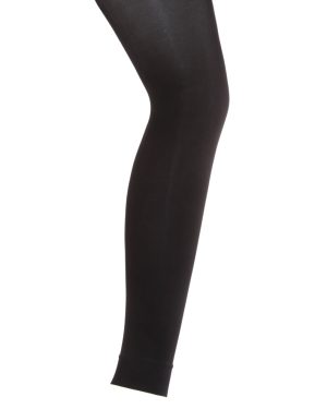 (Large (5ft6â -5ft10â ), Black) Silky Womens/Ladies Dance Footless Ballet Tights (1 Pair)