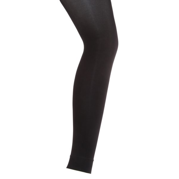 (Large (5ft6â -5ft10â ), Black) Silky Womens/Ladies Dance Footless Ballet Tights (1 Pair)