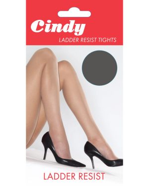 (Large (5ft6â -5ft10â ), Sahara) Cindy Womens/Ladies Ladder Resist Tights (1 Pair)