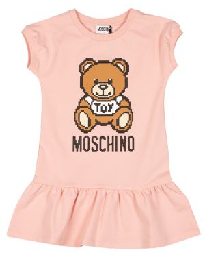 Large Pixel Bear T Shirt Dress