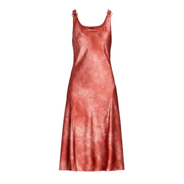 Lauren by Ralph Lauren Caileet Slip Dress - Red