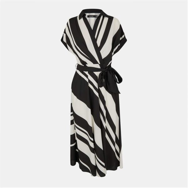 Lauren by Ralph Lauren Fratillo Wrap Around Dress - Cream
