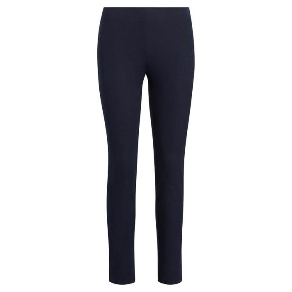 Lauren by Ralph Lauren Stretch Twill Skinny Trousers - Blue