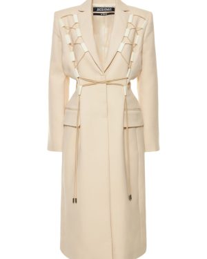 Le Manteau Lacciu Long Wool Coat