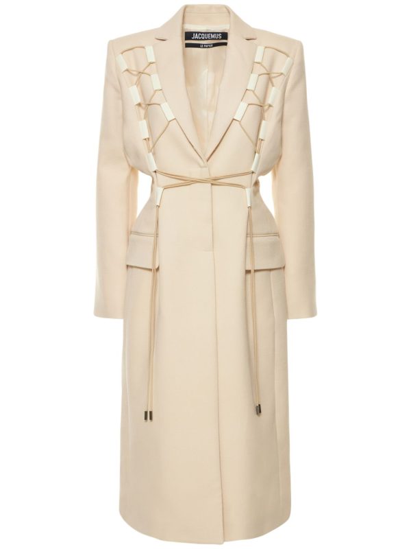 Le Manteau Lacciu Long Wool Coat