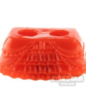 LeYiLeBrick Minifigure Bodywear Layered Ruffle Mini Skirt RED