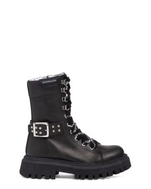 Leather Combat Boots