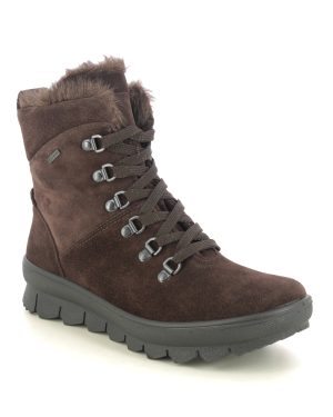 Legero Novara Gtx Brown Suede Womens Winter Boots 2000530-3420 in a Plain Suede Leather in Size 7