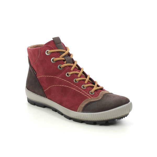 Legero Tanaro Gtx Trek Red suede Womens walking boots 2000123-5100 in a Plain Suede Leather in Size 3.5