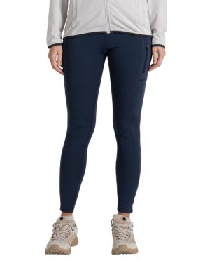 Leggings Adeena Recycled Polyester Blue Navy
