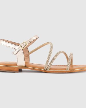 Les Tropeziennes Womens Hactavy Glitter Sandals Gold Multi, 3