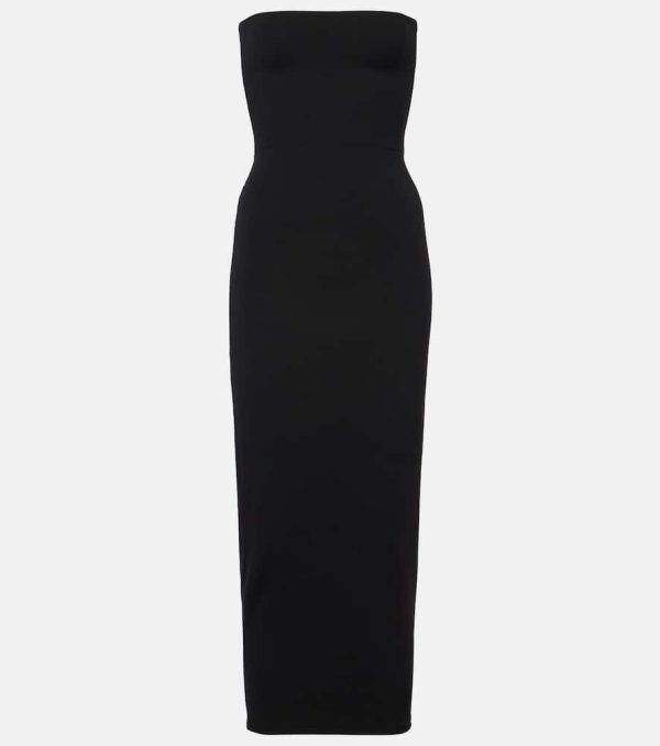 Leset Rio bandeau jersey midi dress