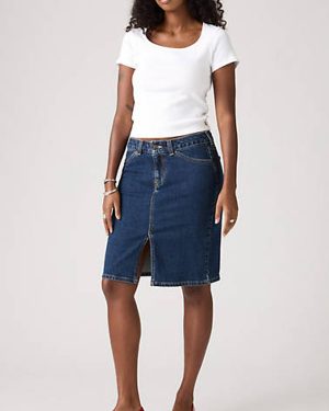Levi's Low Midi Skirt - Women's - 26 - Blue