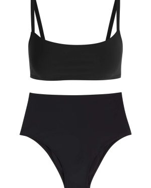 Lido Undici High Waist Bikini - Black - L (UK14 / L)