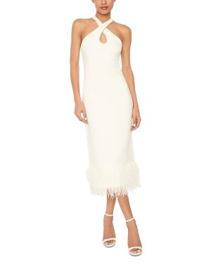 Likely Hadley Embellished Halter Dress