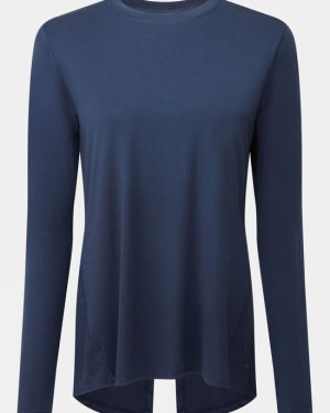 Lilybod Womens Kendall Long Sleeve Top - Navy