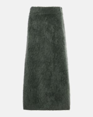 Lisa Yang Asta knitted cashmere midi skirt