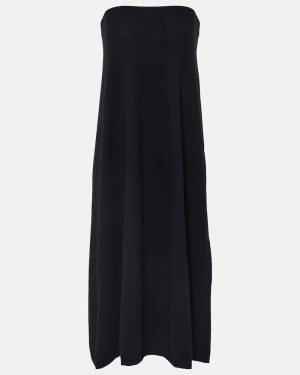 Lisa Yang Dolly strapless cashmere midi dress