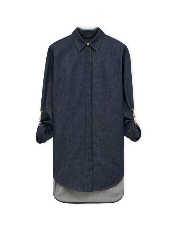 Loewe Denim Chain Shirt Dress