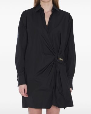 Loewe Silk And Cotton Blend Shirt Dress