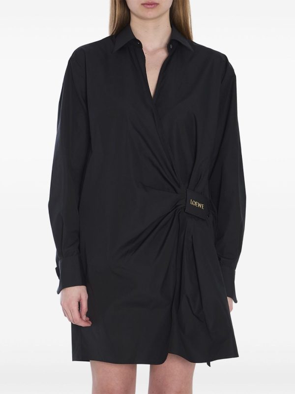 Loewe Silk And Cotton Blend Shirt Dress