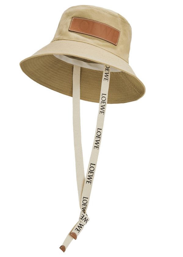 Loewe X Paula's Ibiza Sand Canvas Bucket hat