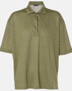 Loro Piana Linen polo top