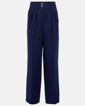 Loro Piana Linen wide-leg pants