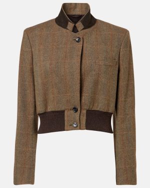 Loro Piana Marty wool and cashmere bomber jacket