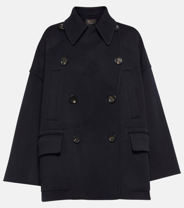 Loro Piana Roman cashmere pea coat